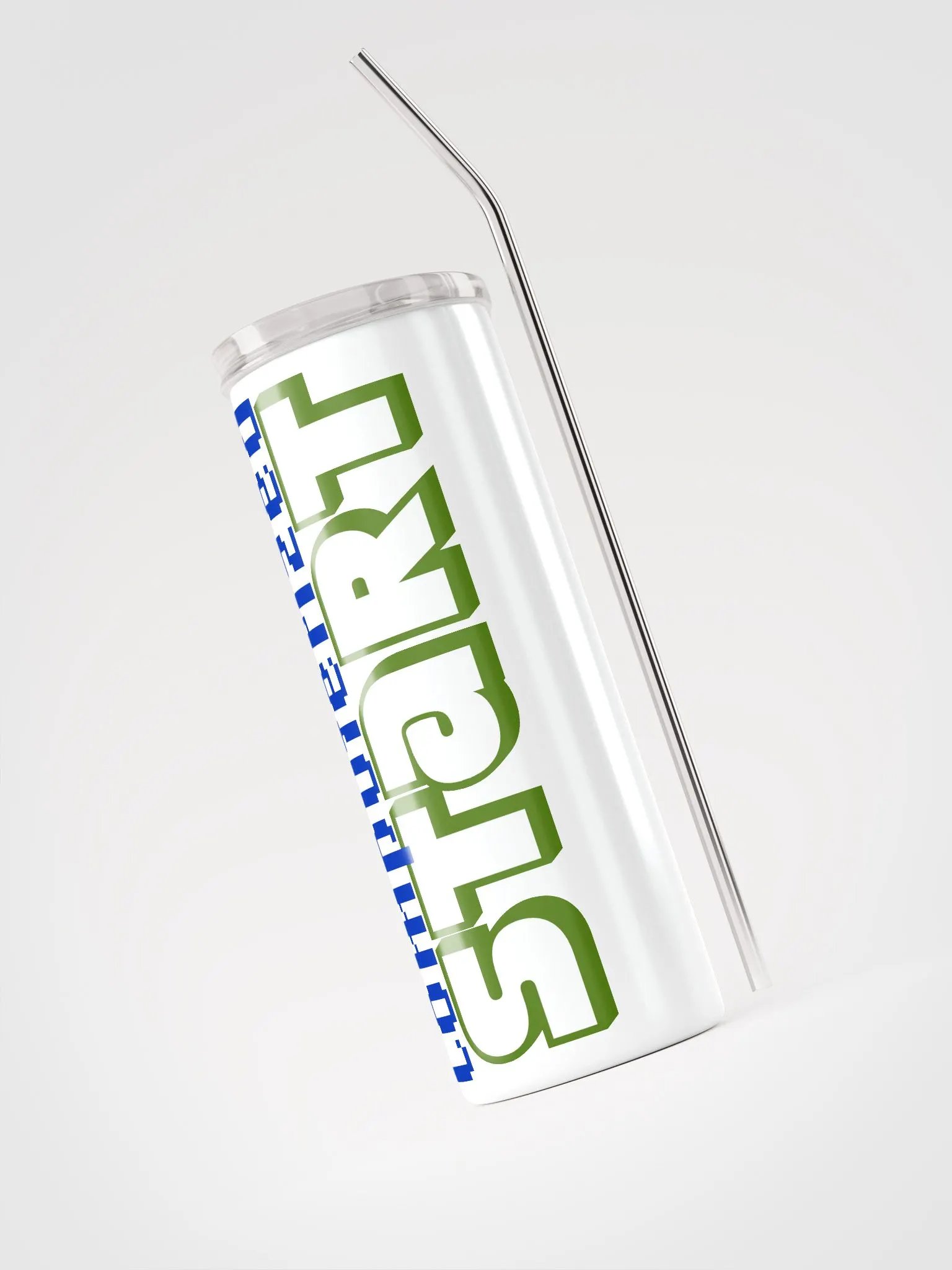 Computerized Start™ Stainless Steel Tumbler with Reusable Straw product image (3)