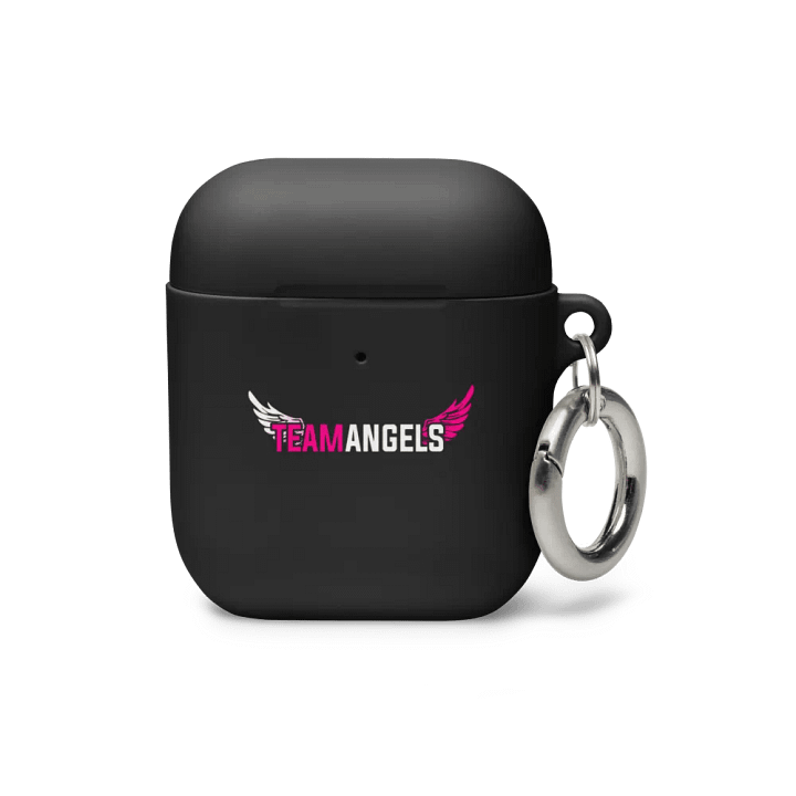 Pink & White Team Angels AirPods Case product image (2)
