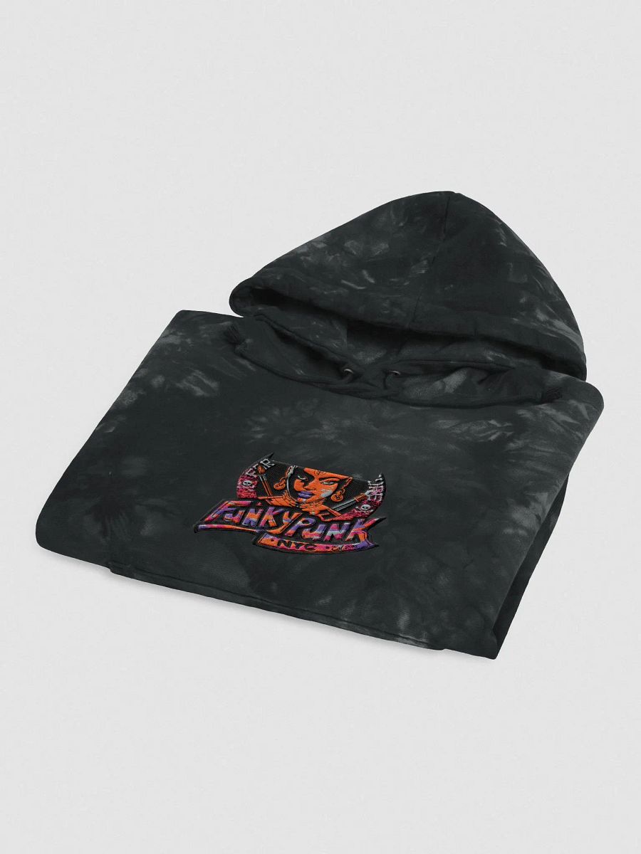 FunkyPunkNYC Embroidered Logo Tie-Dye Hoodie product image (4)