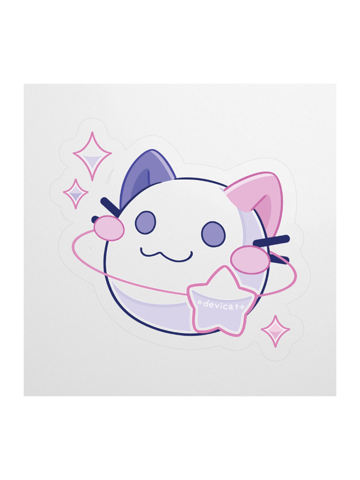 Sticker • CandiCat Space Planet • 2024 product image (1)