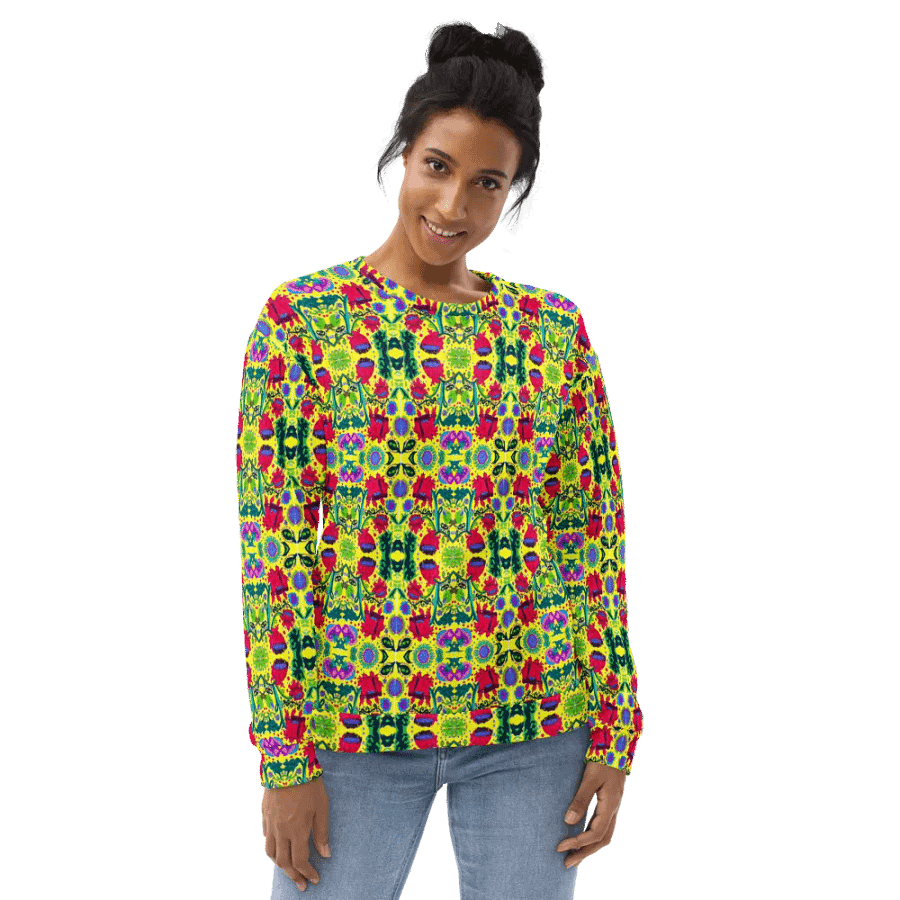Abstract Poppy Flowers Unisex Sweatshirt product image (3)