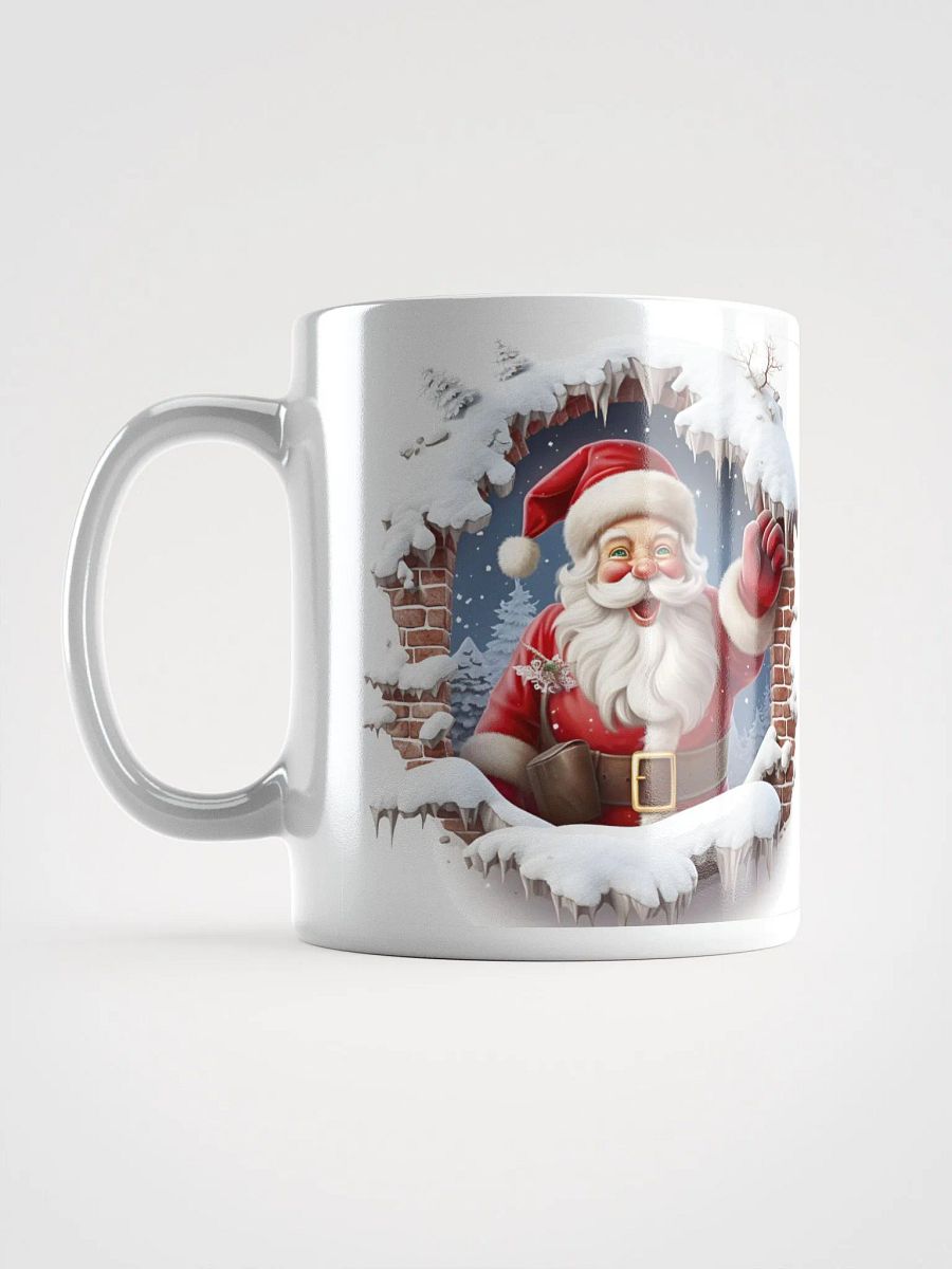 Chimney Surprise Santa 3D Christmas Mug - Magical Double-Sided Design product image (16)