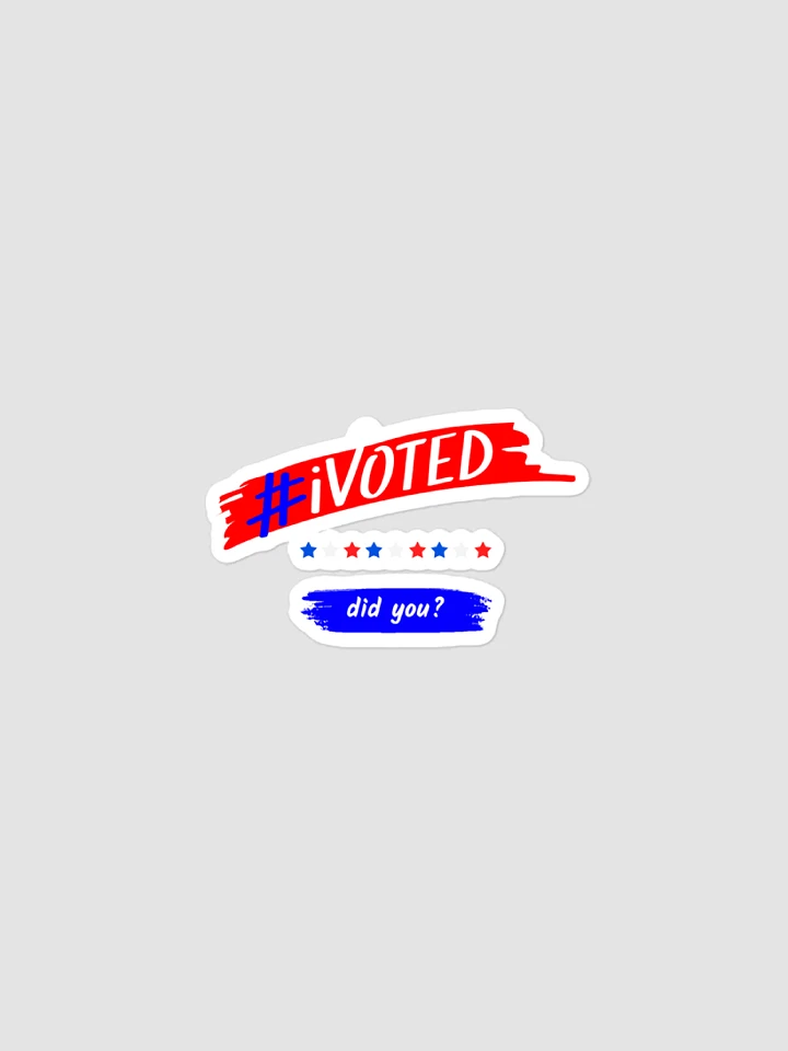 #iVoted Bubble-free Sticker product image (1)
