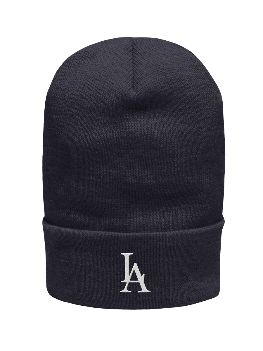 "LA" Embroidered Cuffed Beanie product image (1)