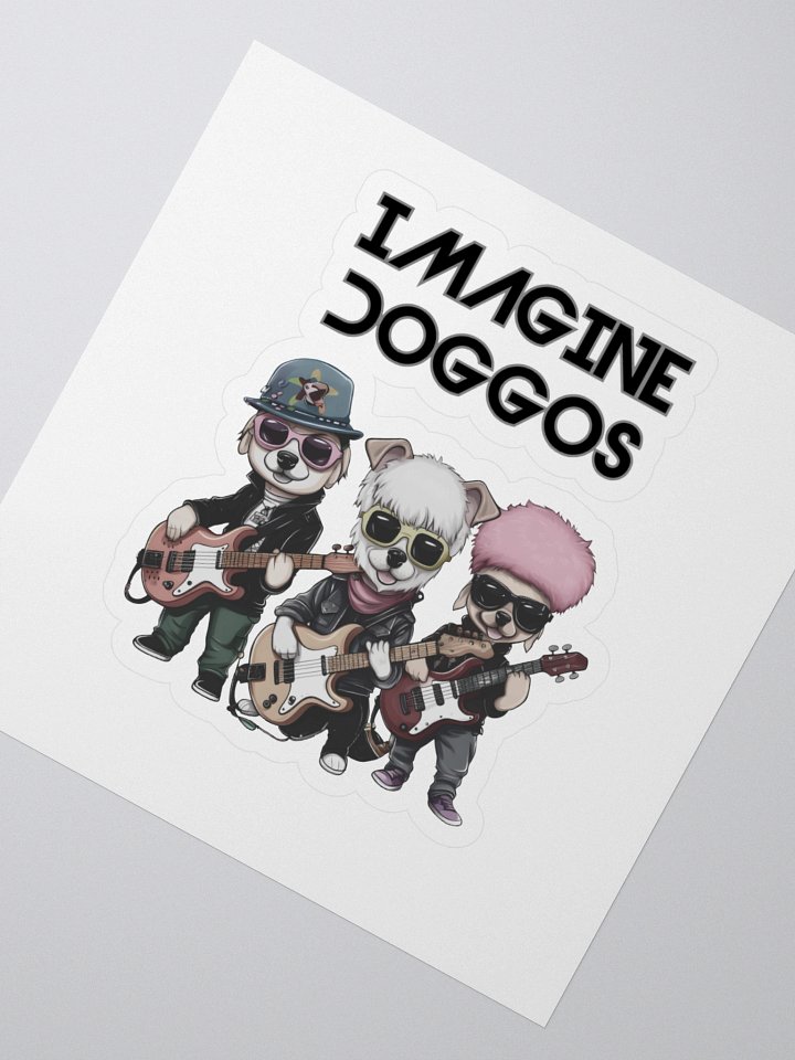 Imagine Doggos Sticker product image (2)