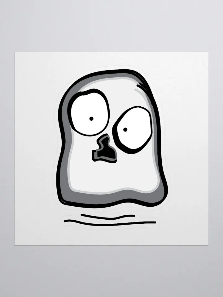 Boo Hoo Ghost Sticker product image (1)