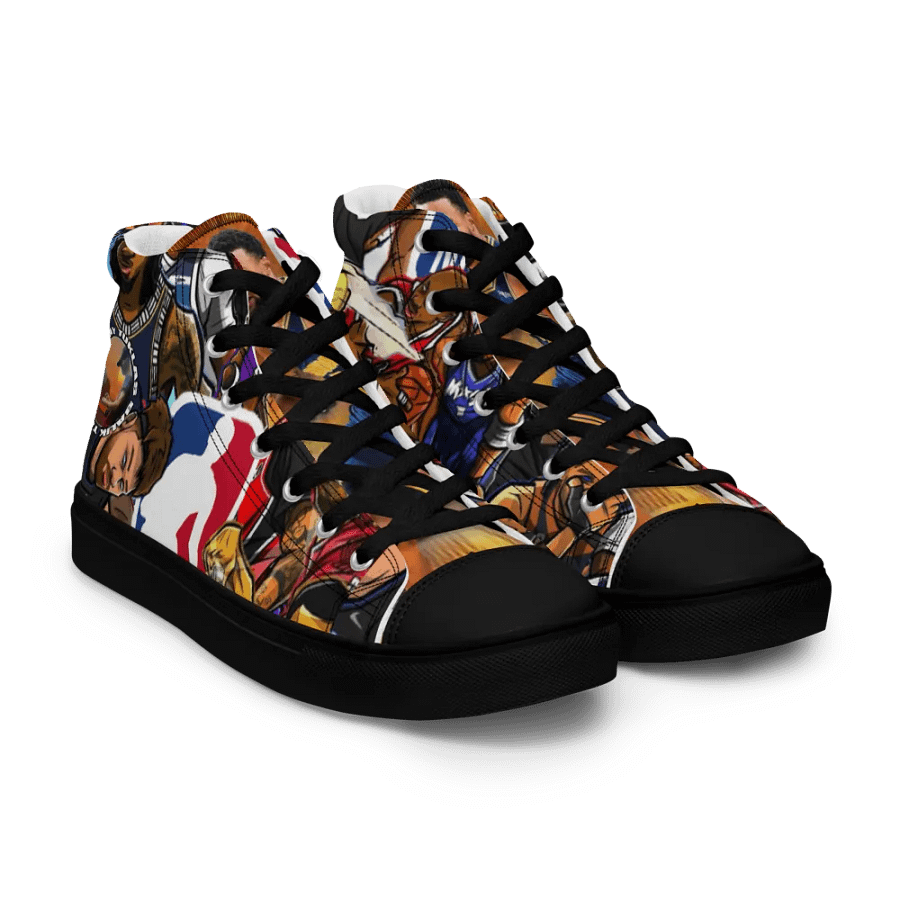 Balik Tanaw NBA Action Men's High Top Canvas Shoes product image (11)