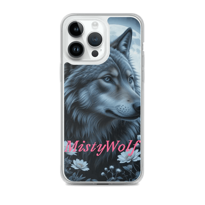 MistyWolf Moonlit iPhone® Clear Case product image (2)