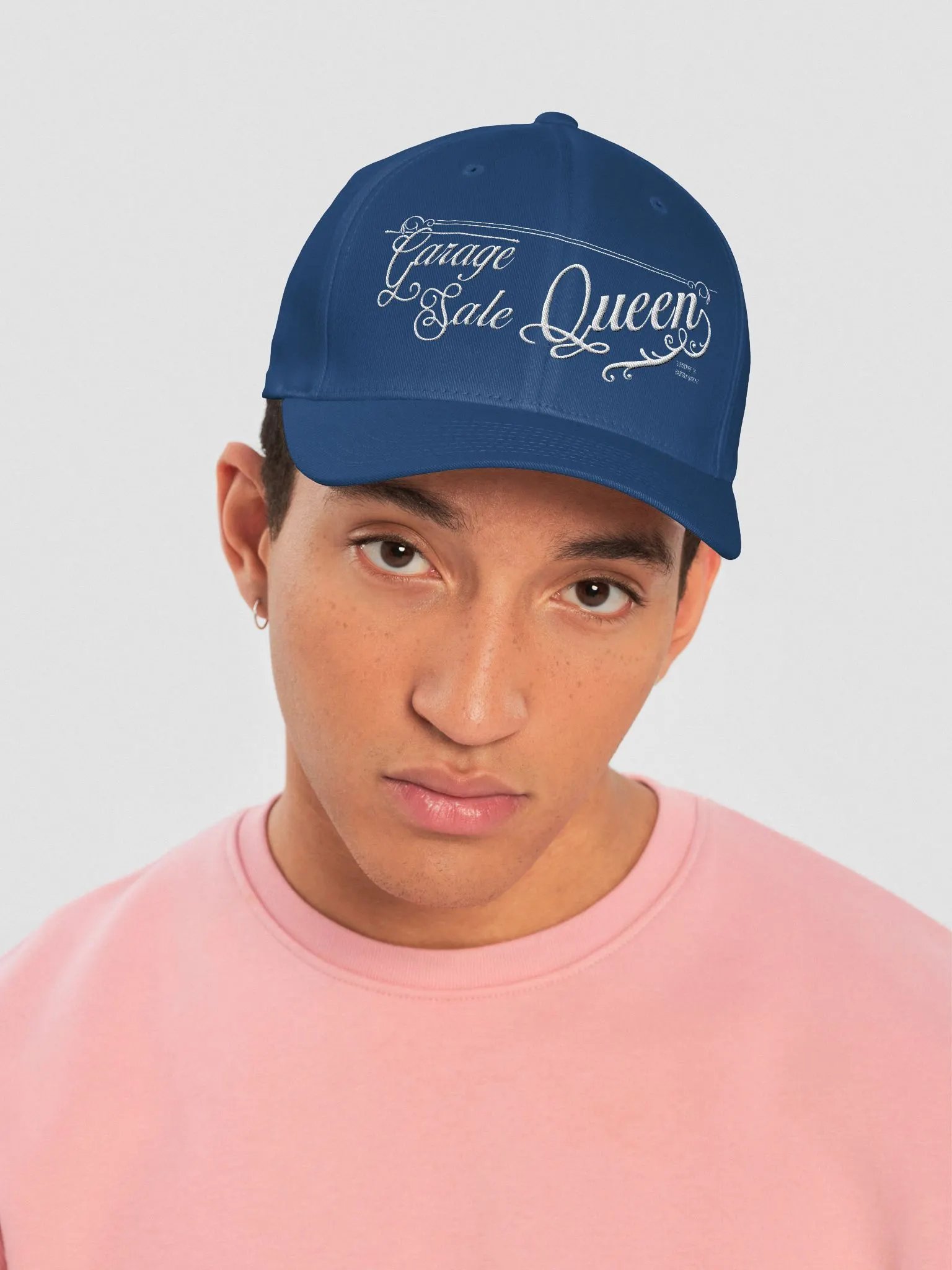 GARAGE SALE QUEEN (Embroidered Fitted Cap) product image (14)