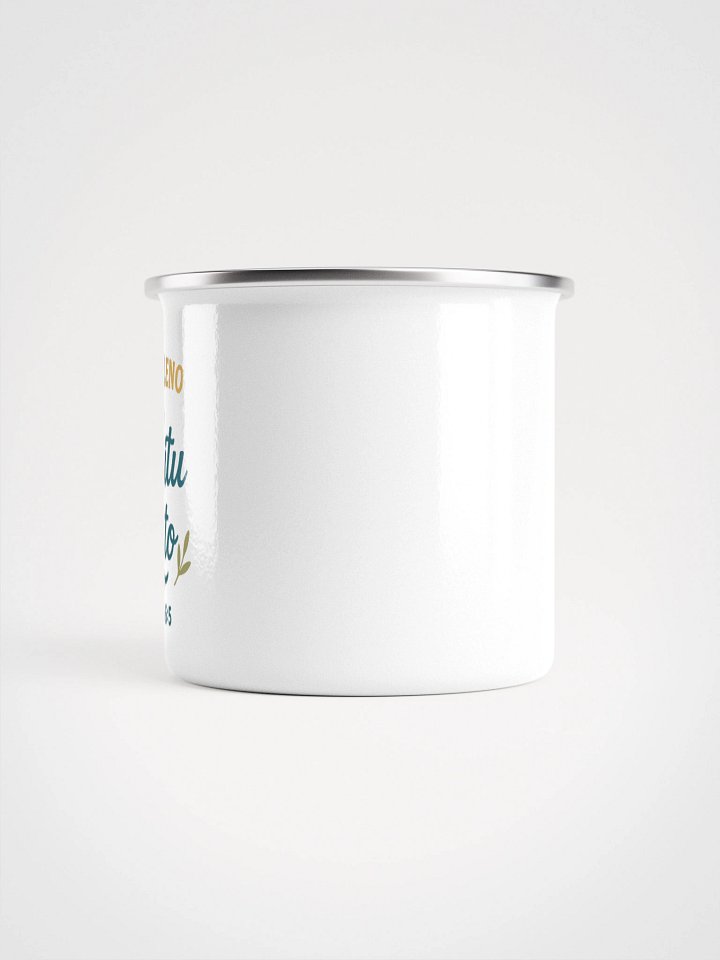 Enamel Christian Mug – “Serás Lleno del Espíritu Santo” – Spanish Acts 6:5 product image (2)