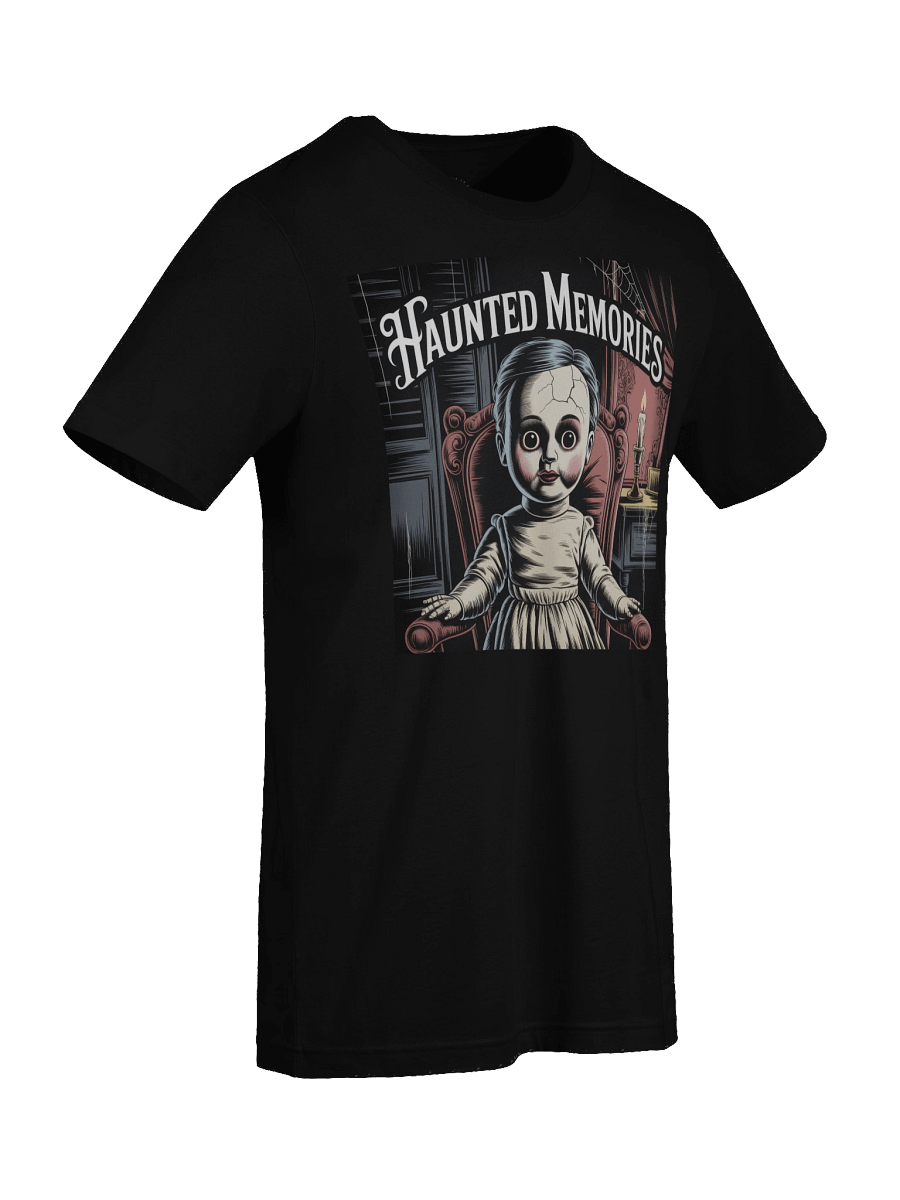 Creepy Doll 'Haunted Memories' T-Shirt - Unisex Supersoft Gothic Design product image (96)