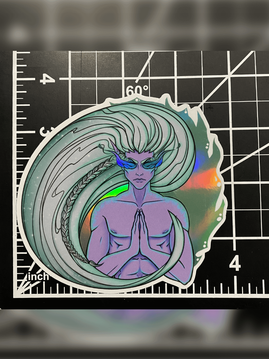 Magic Angel Holographic Waterproof Sticker product image (3)