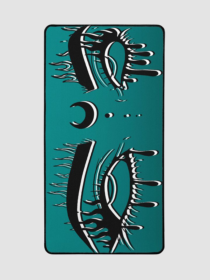 Moon Eyes Desk Mat - Teal product image (2)
