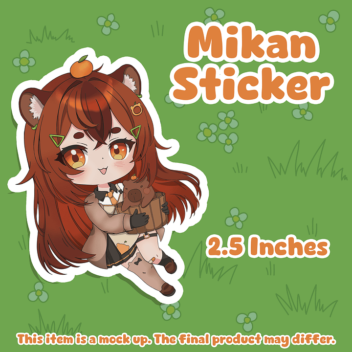 Mikan Birthday Sticker product image (1)