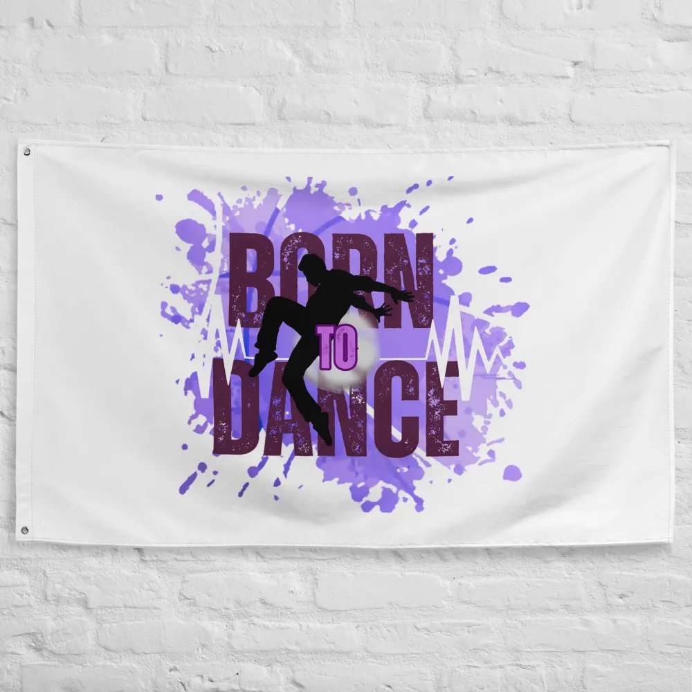 Born to Dance His Silhouette Flag product image (10)