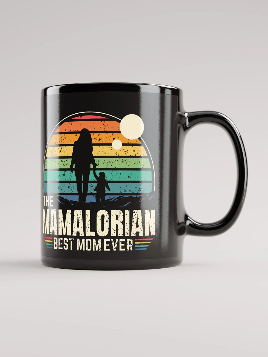 Sunset Mamalorian Best Mom Ever Colorful Mug product image (1)