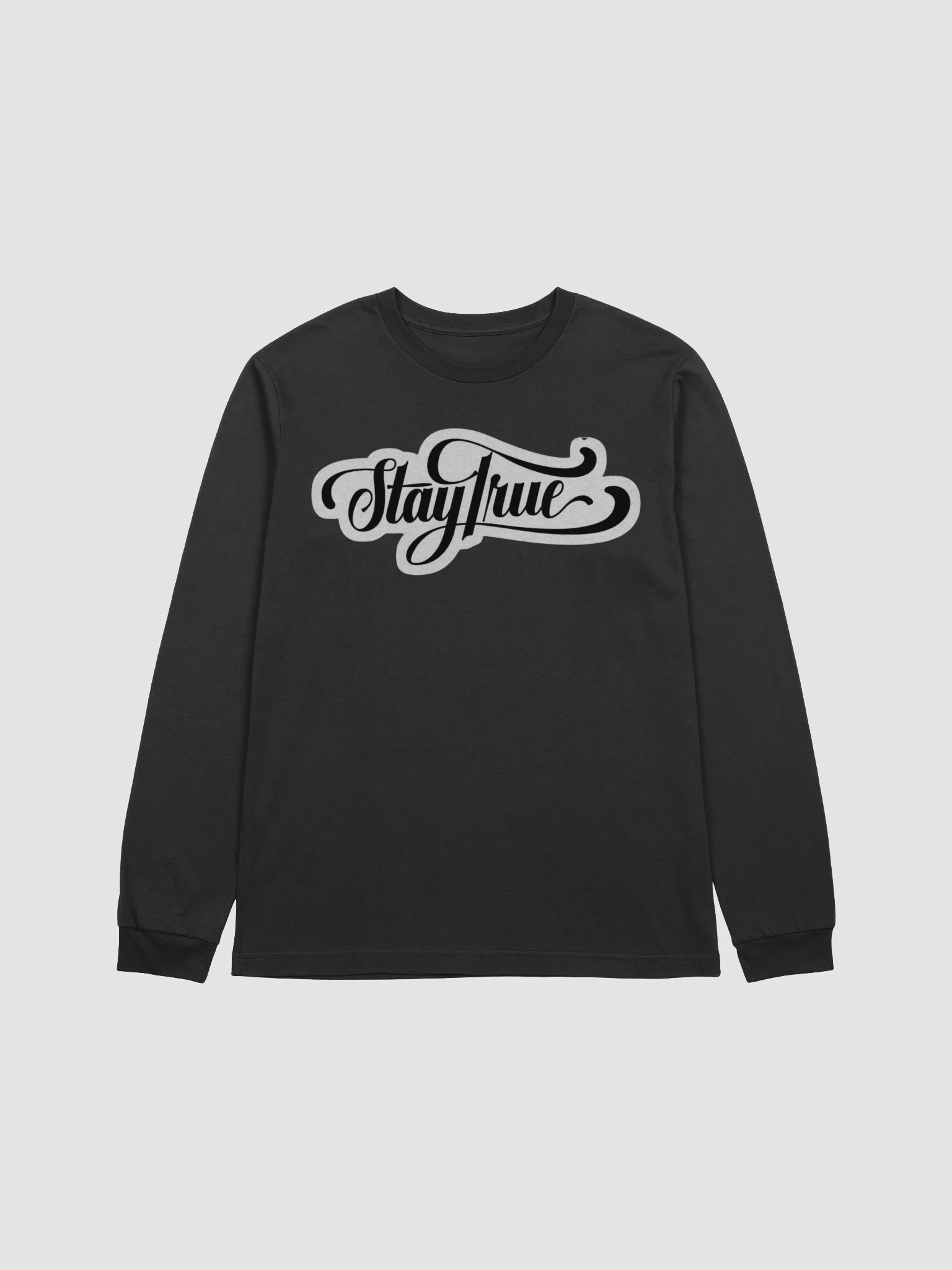 Stay True Sticker Long Sleeve T-Shirt product image (2)
