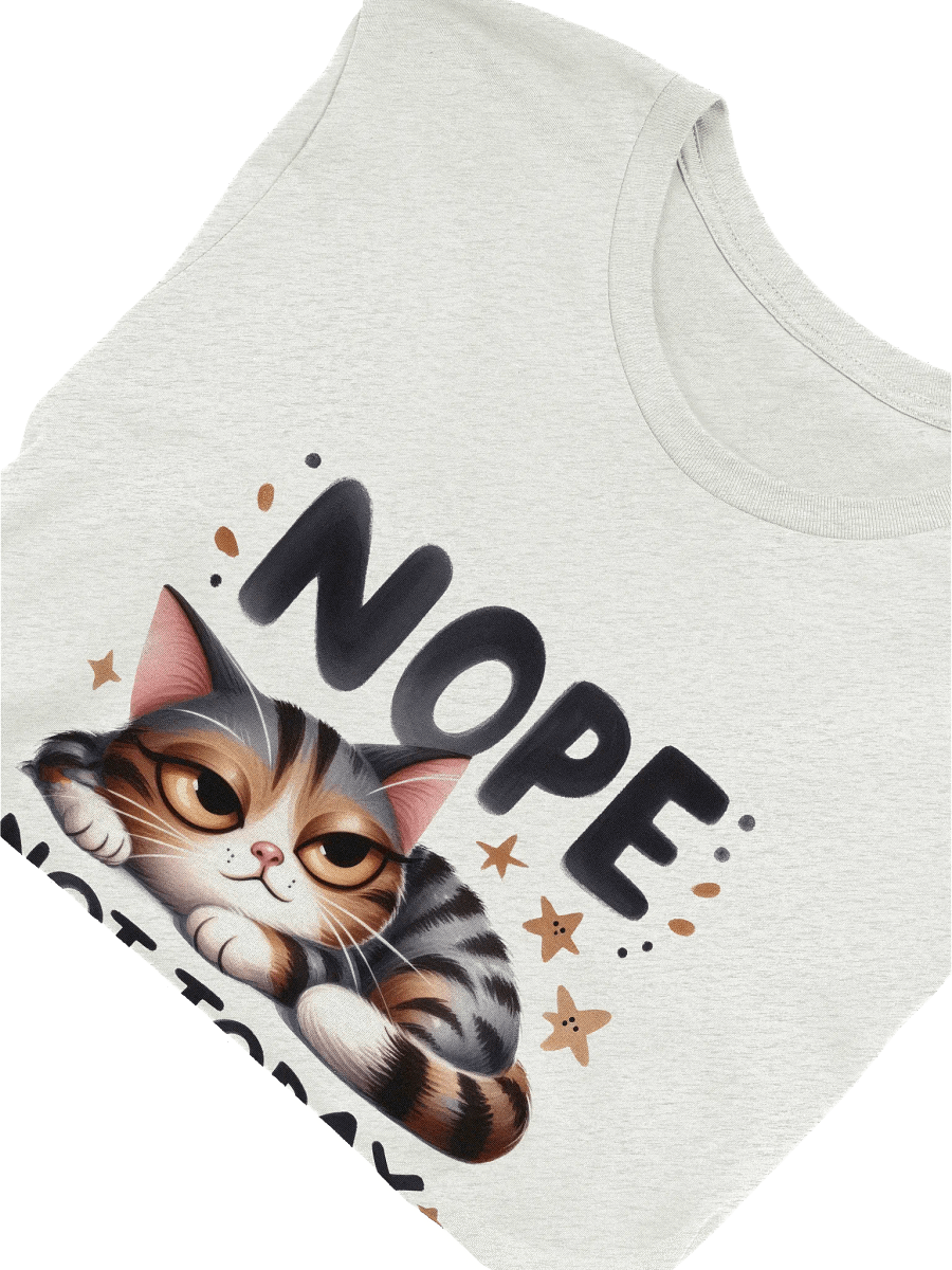 Nope Cat Relaxed T-Shirt product image (5)