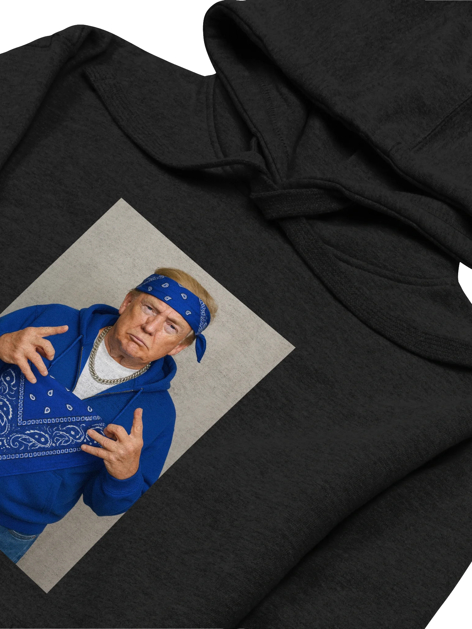 Trump Crips Gang Style Graphic Hoodie product image (3)