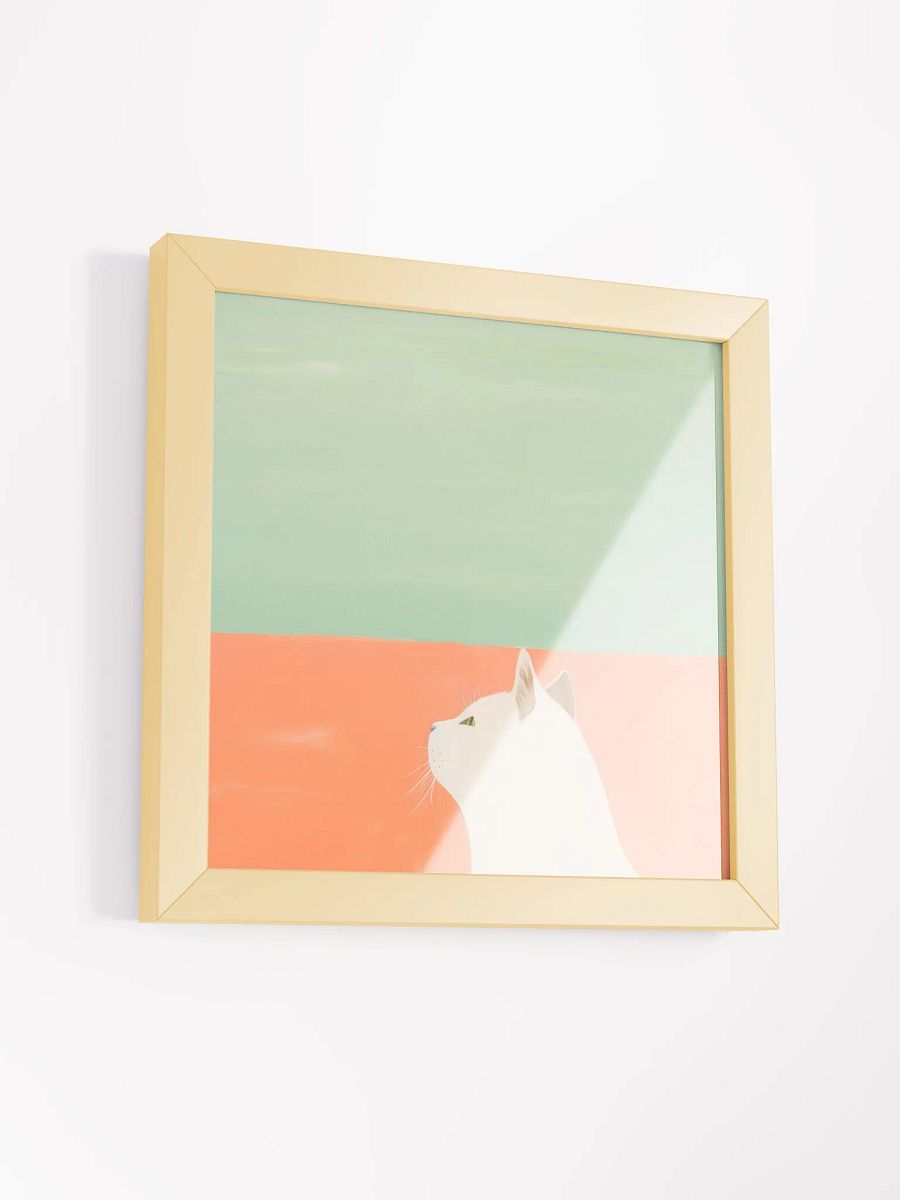 Mesmerizing Gaze - Framed Cat Poster product image (22)