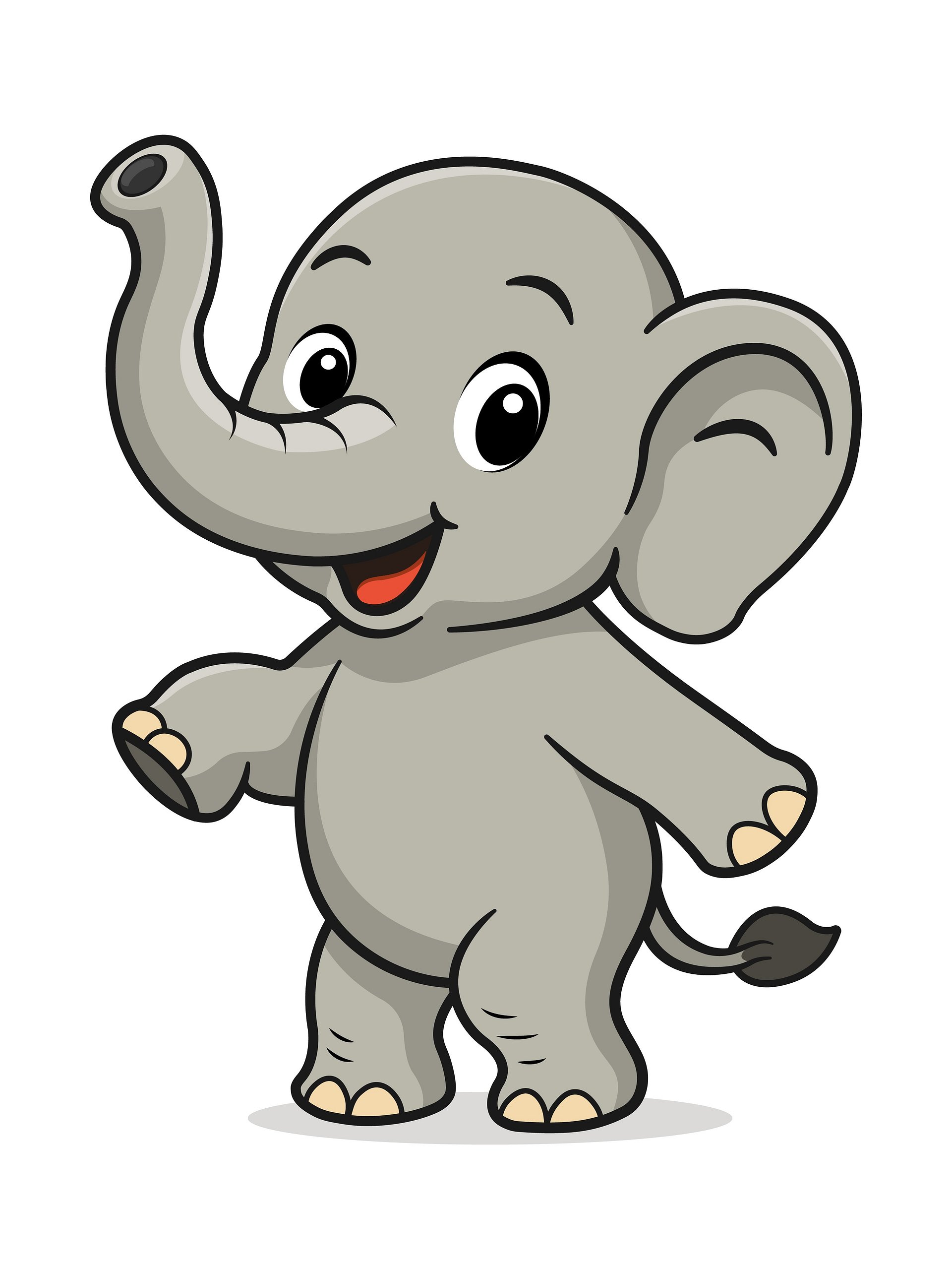 Adorable Animal Friends – Cute Elephant Character product image (1)