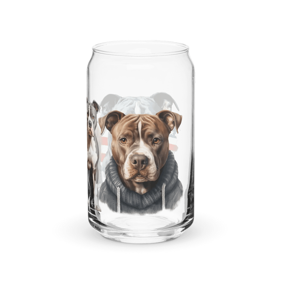 Patriotic Pups Can-Shaped Glass product image (3)