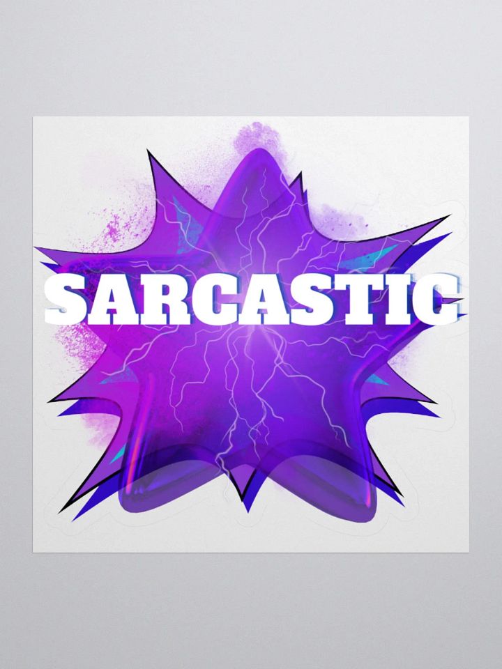 Sarcastic Sticker product image (1)