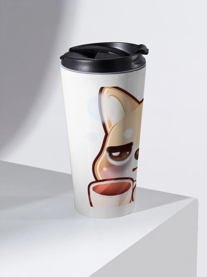 Shiba Coffee Emote Stainless Steel Travel Mug product image (2)