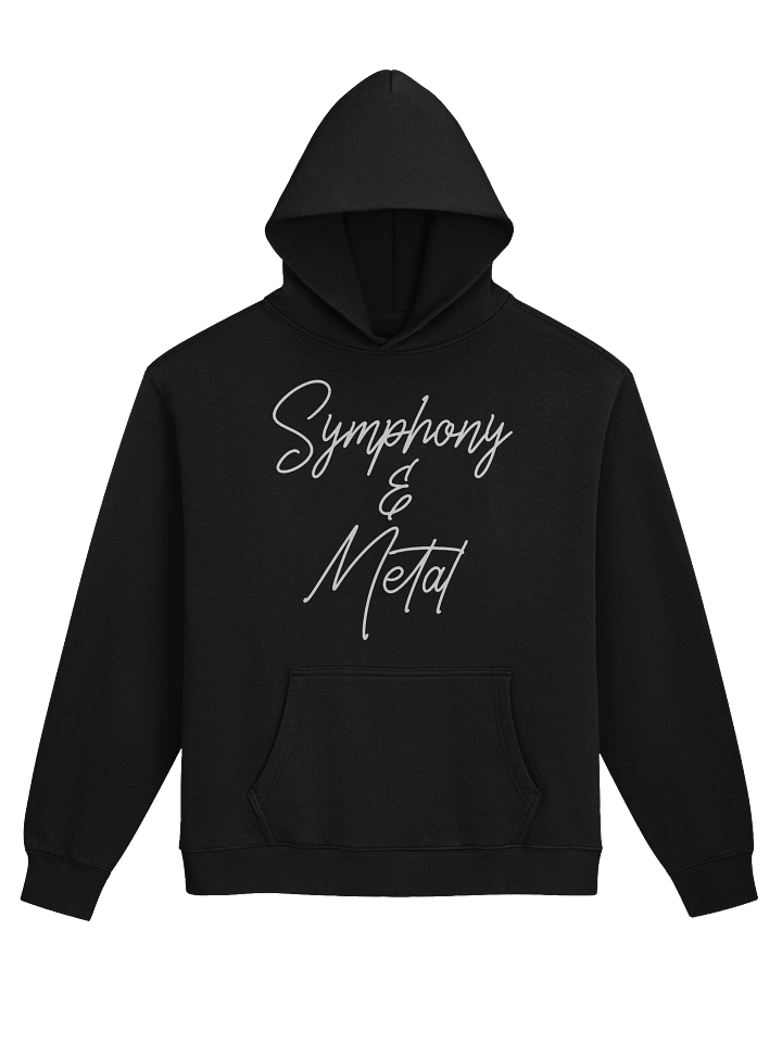 Symphony & Metal Hoodie 90% cotton, lyrics on the back product image (1)