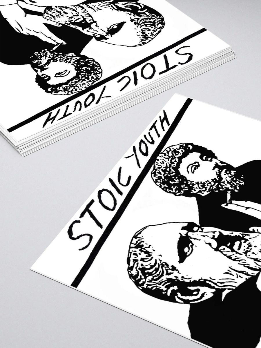 Stoic Youth Kiss Cut Stickers by Allcolor Sticker product image (4)