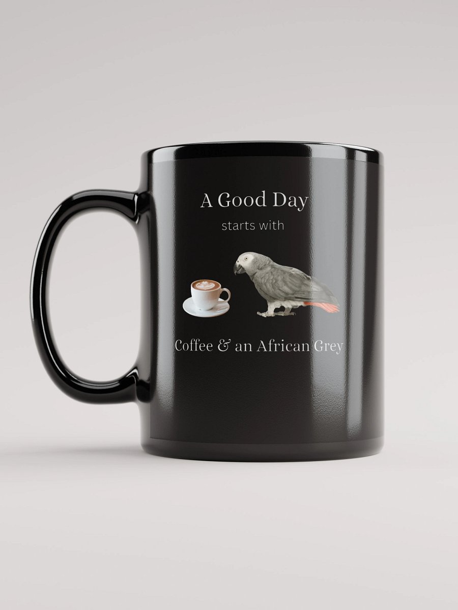 African Grey Parrot Cappuccino Mug product image (6)