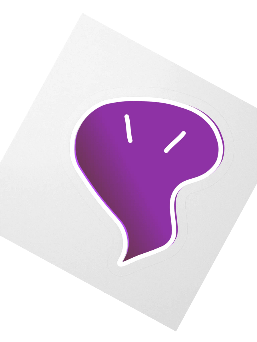 Purple Shadow Sticker product image (2)