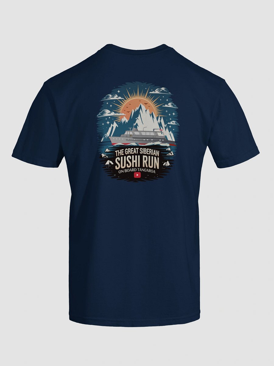 The Great Siberian Sushi Run T-Shirt – (Dark Colours and Mountain Logo)) product image (68)
