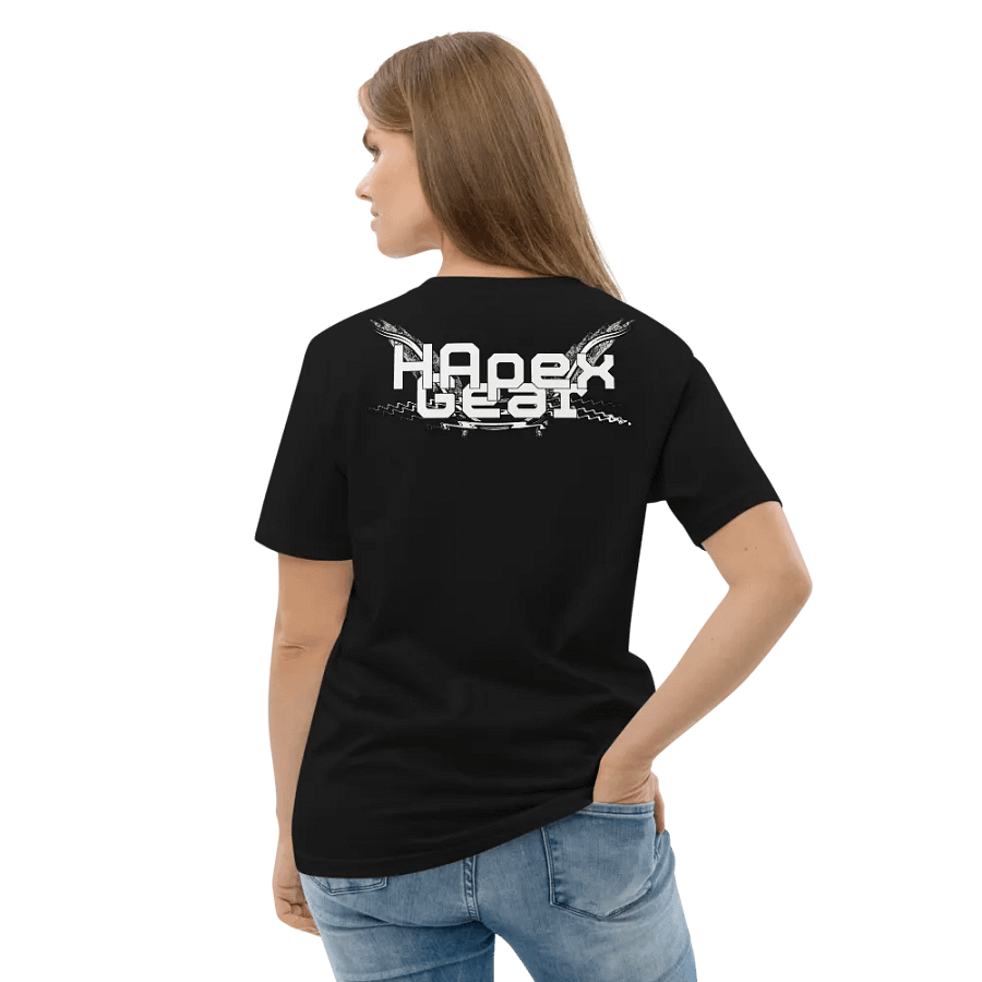 Organic Cotton T-Shirt - Embroidered - White HApex Gear White Logo product image (7)