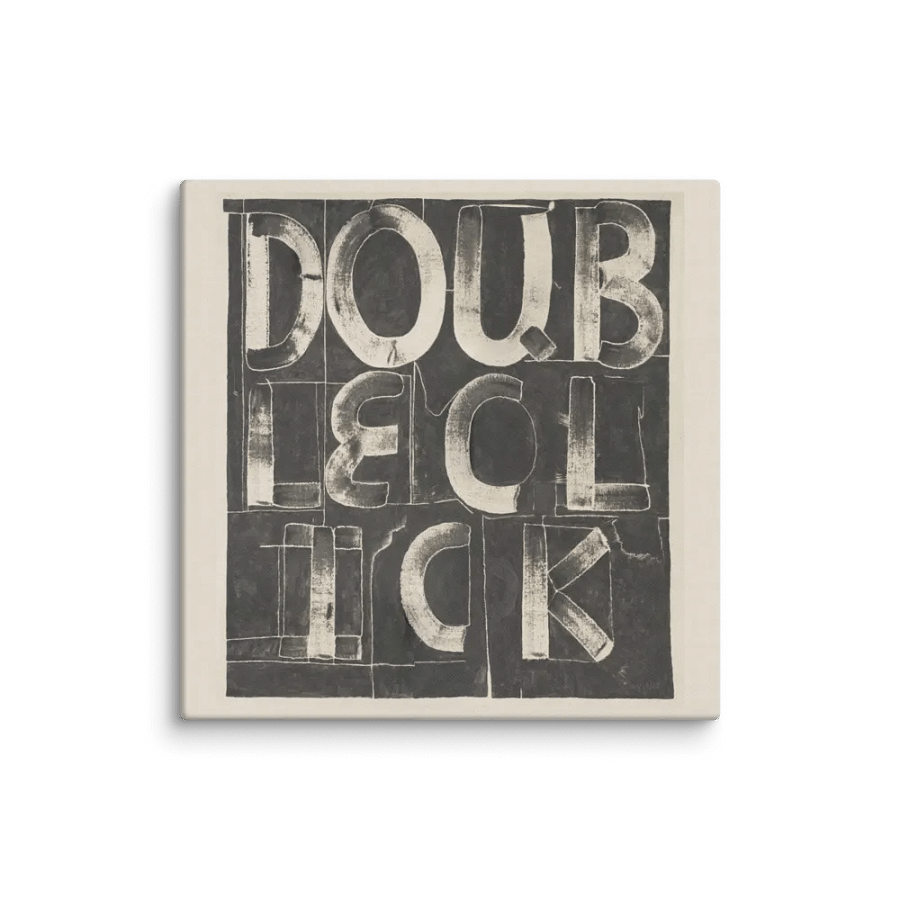 Double Click on Canvas (32" x 32") product image (1)