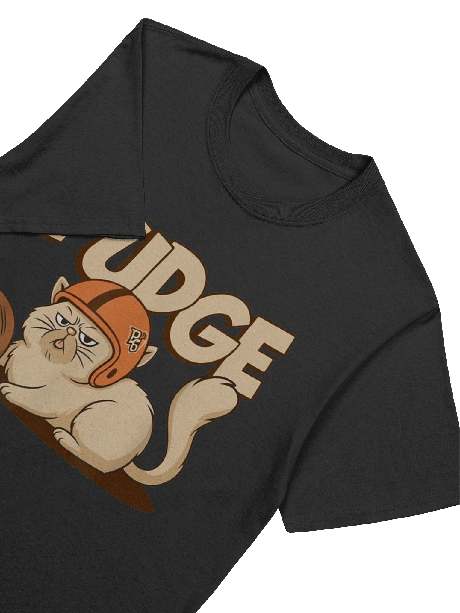 PUDGE Grumpy Cat Football Helmet T-Shirt product image (72)