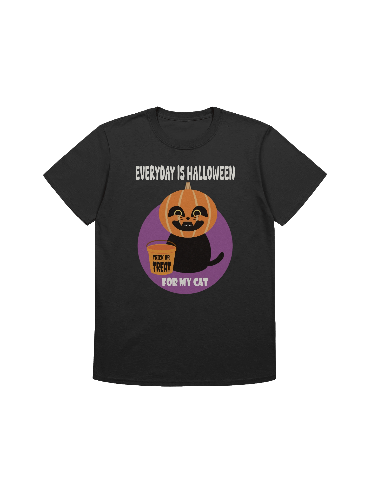 Halloween Cat (Treat Everyday) - Unisex Adult Super Soft Lightweight T-shirt product image (2)