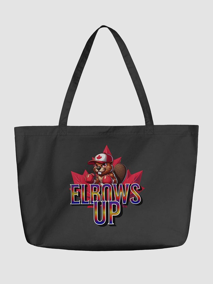 Elbows Up Maple Leaf Beaver Boxing Eco Tote product image (2)