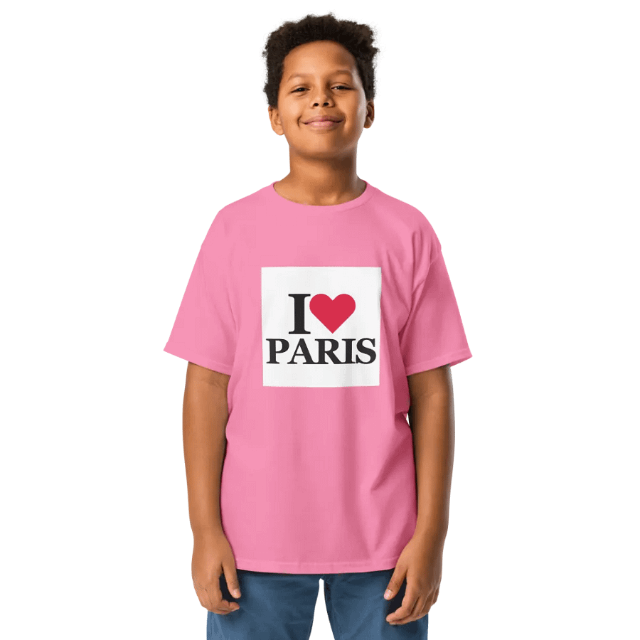 Kids Shirt Love Paris product image (1)