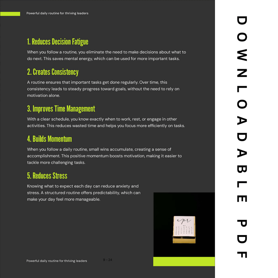 Daily Routine Productivity Toolkit (PDF) product image (4)