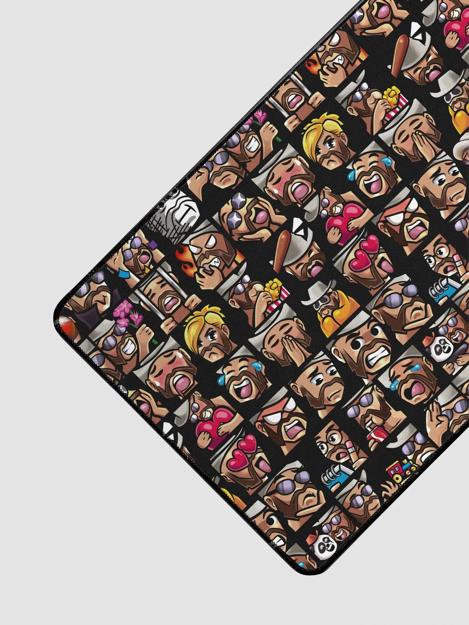 KJ Emotes Desk Mat - Black product image (3)