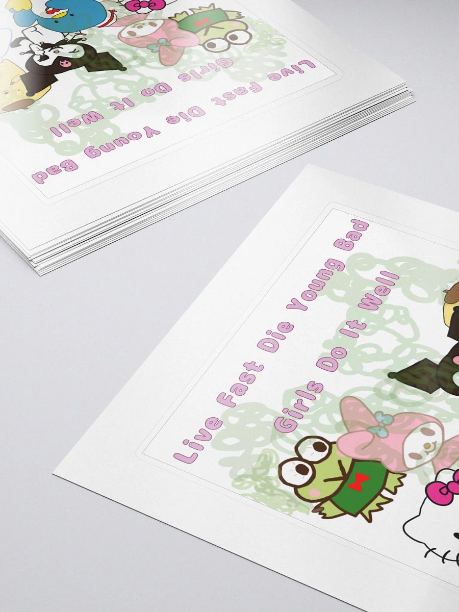 Smoking Sanrio Character Set Sticker product image (5)