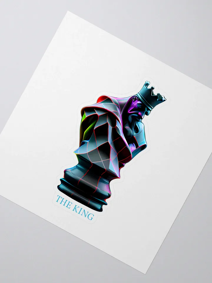 Regal King Chess Piece Sticker product image (2)