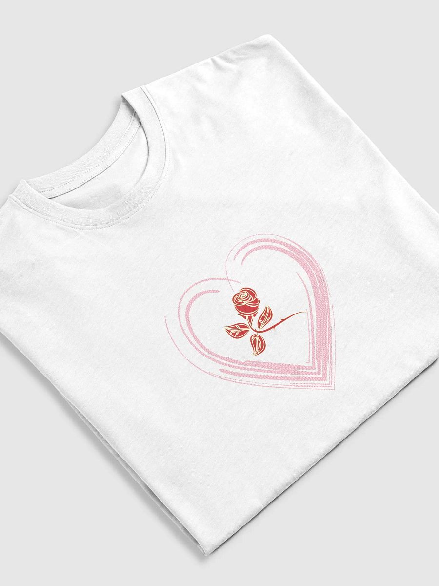 Elegant Rose Heart Tee product image (5)