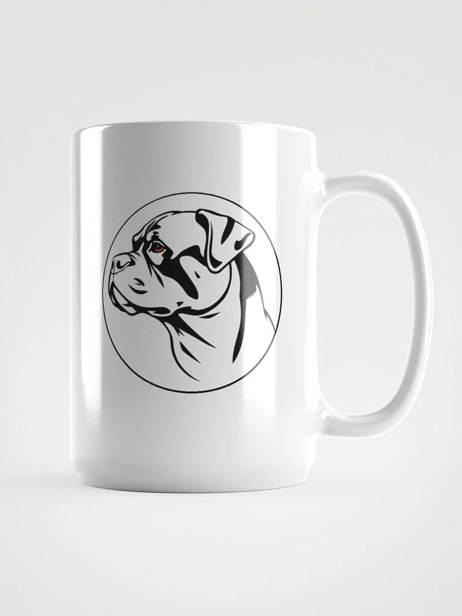 Boxer Dog Design White Glossy Mug product image (1)