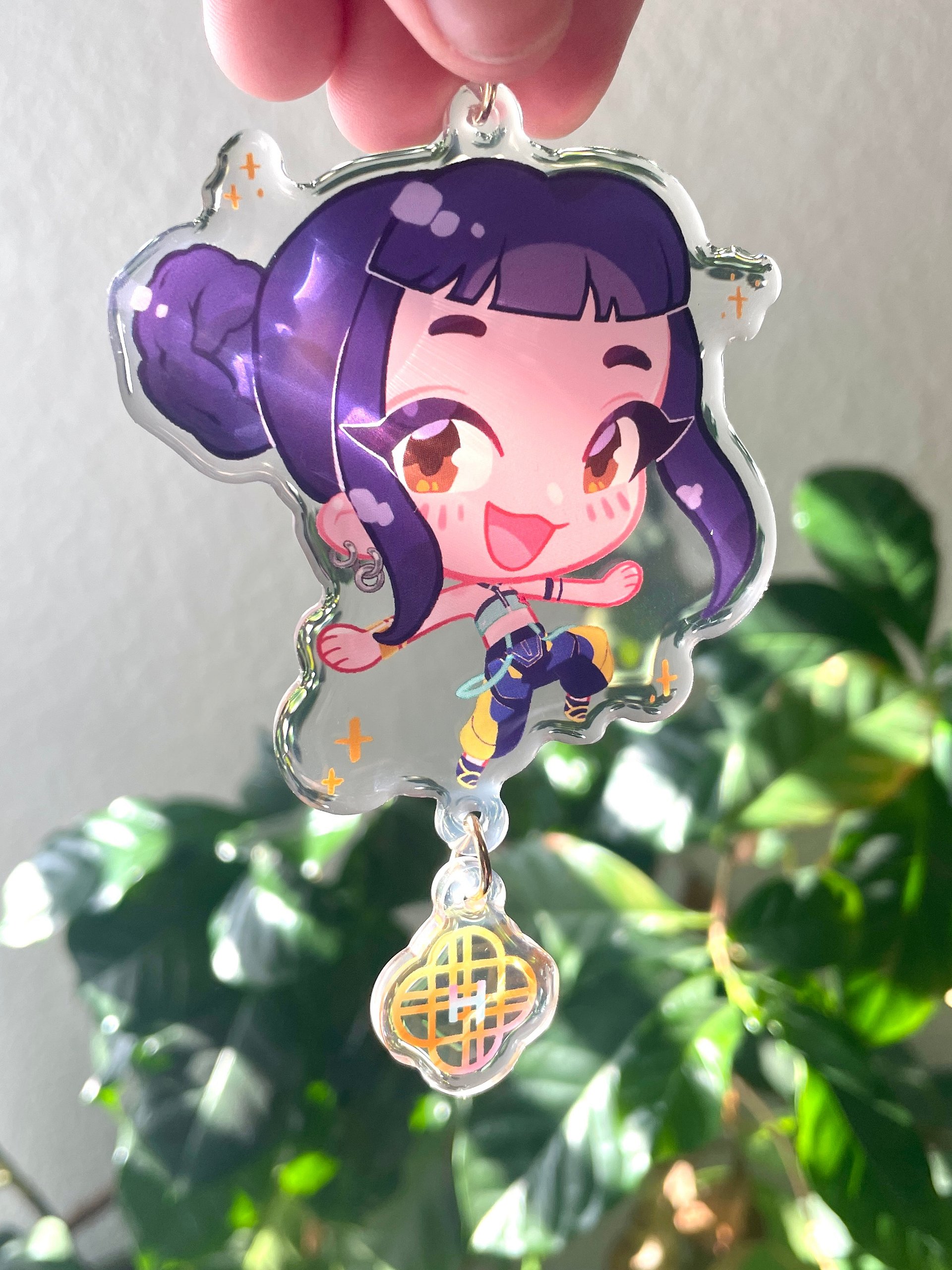 ZOEY Kpop Demon Hunter Acrylic Keychain product image (1)