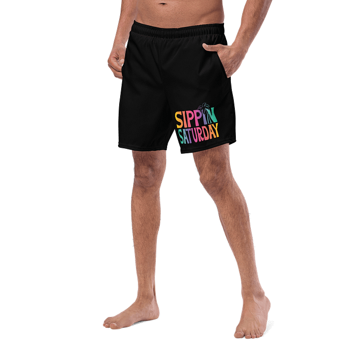 Sippin' Saturday - Summer Trunks Black product image (2)