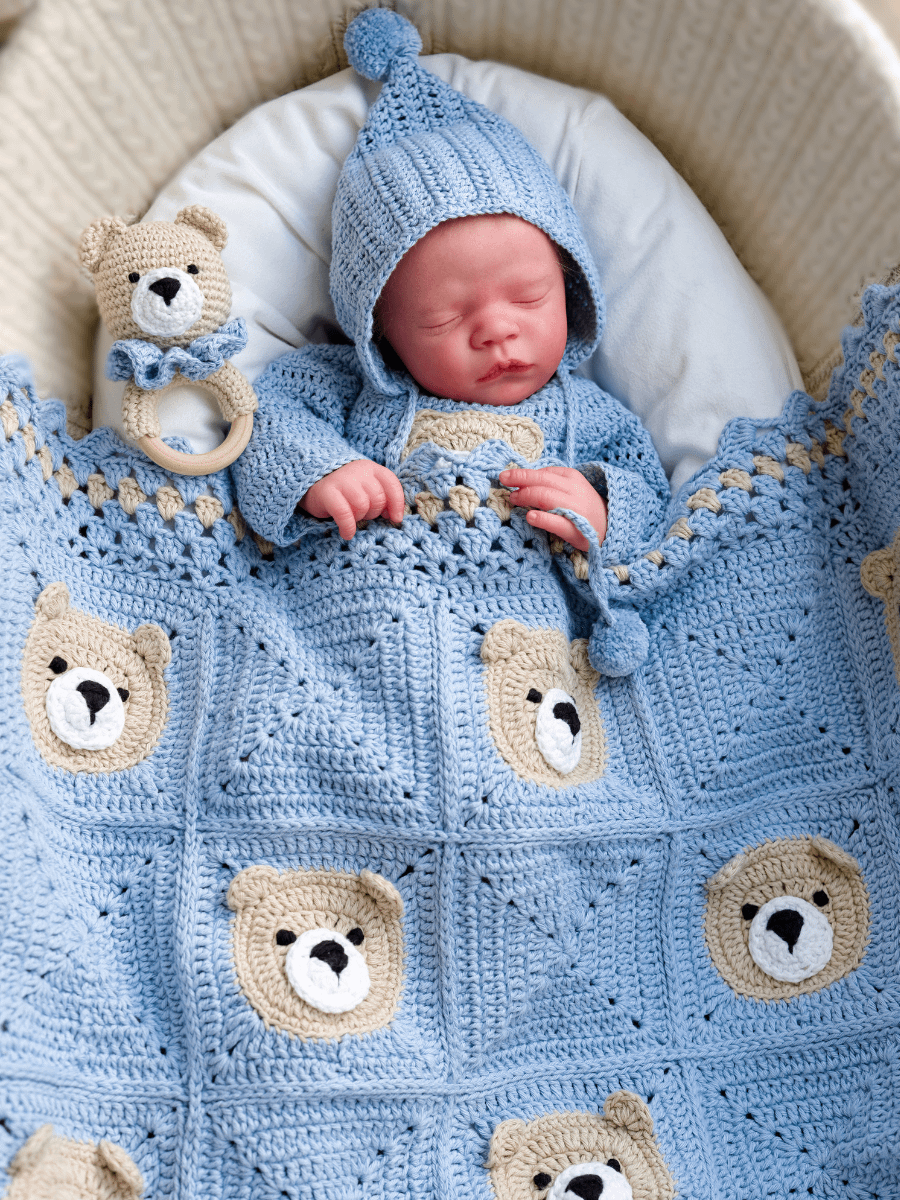 Crochet Pattern: Teddy Bear Blanket product image (8)