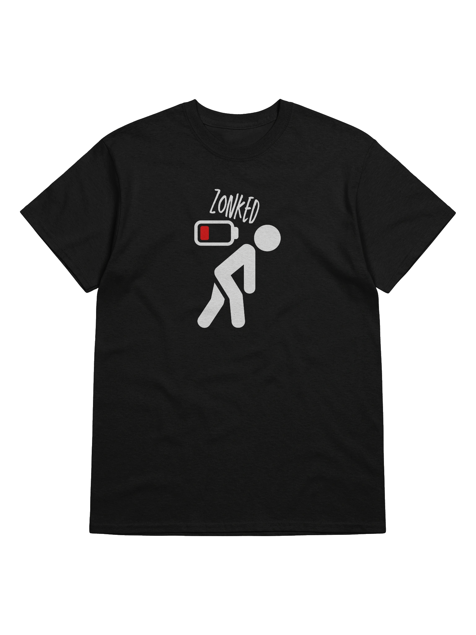 ZONKED Low Battery T-Shirt product image (51)