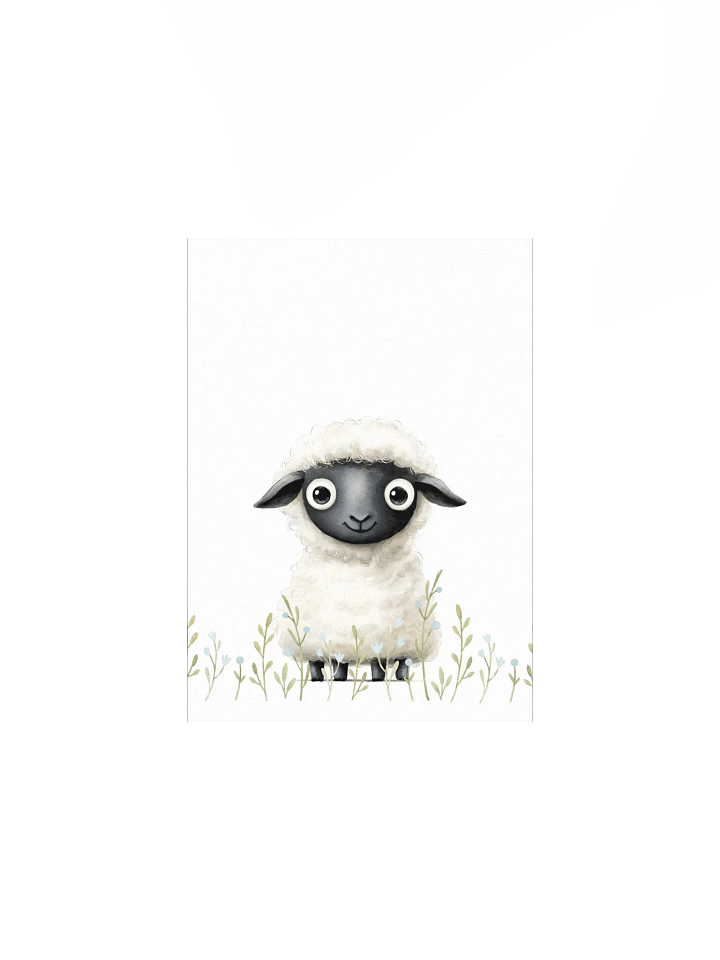 Happy Little Sheep, Farm Nursery Print product image (2)